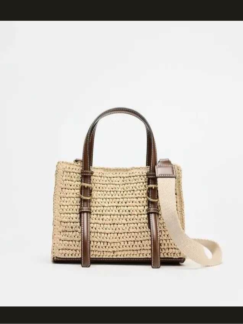 Zara- Mini Woven Tote